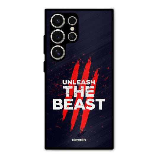 The Beast Samsung Galaxy S24 Ultra Mobile Back Cover - Typography PrintShield Case