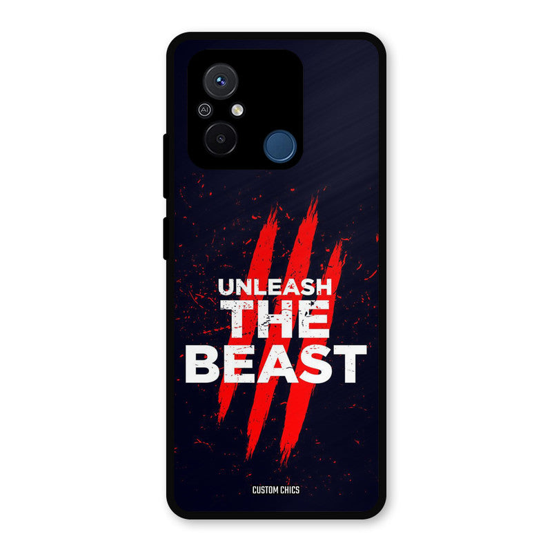 The Beast Redmi 12c Mobile Back Cover - Typography PrintShield Case