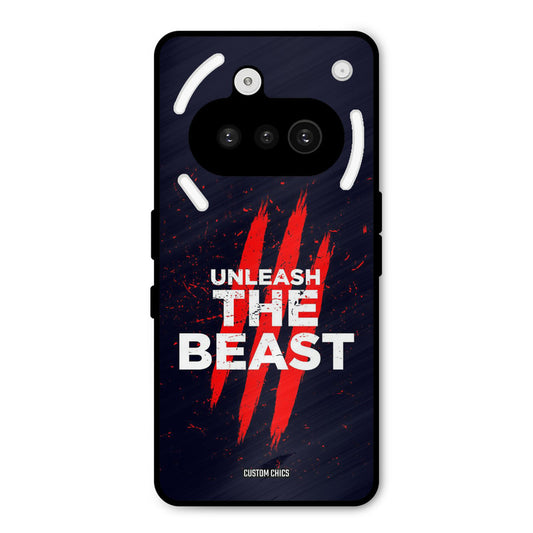 The Beast Nothing Phone 3A Mobile Back Cover - Typography PrintShield Case