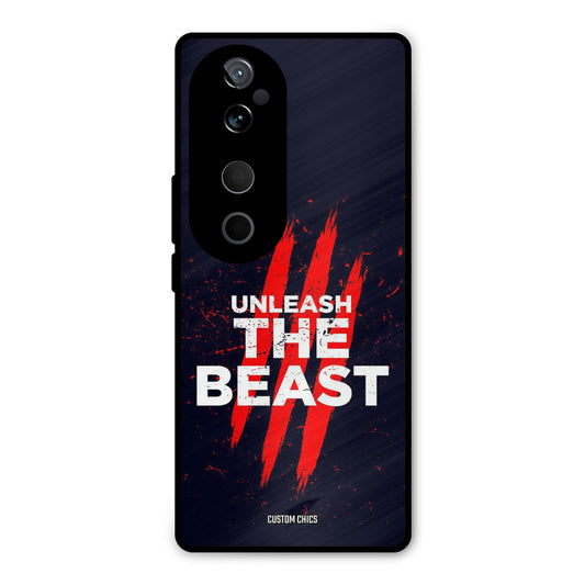 The Beast Vivo V40 Mobile Back Cover - Typography PrintShield Case