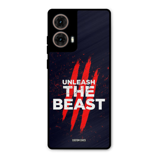 The Beast Moto G85 Mobile Back Cover - Typography PrintShield Case
