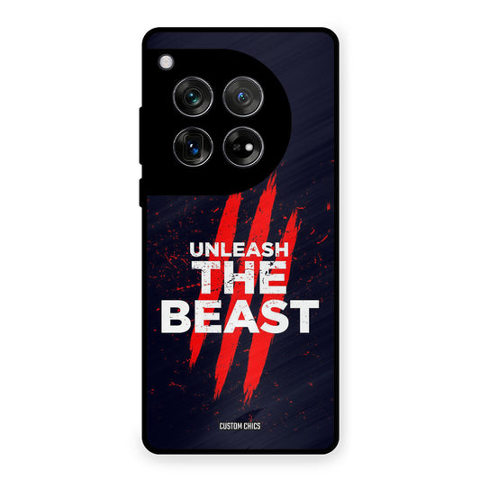 The Beast OnePlus 12 Mobile Back Cover - Typography PrintShield Case