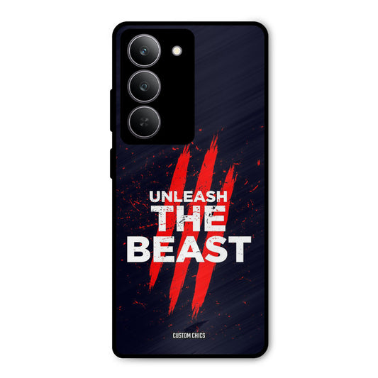 The Beast Realme 14x Mobile Back Cover - Typography PrintShield Case