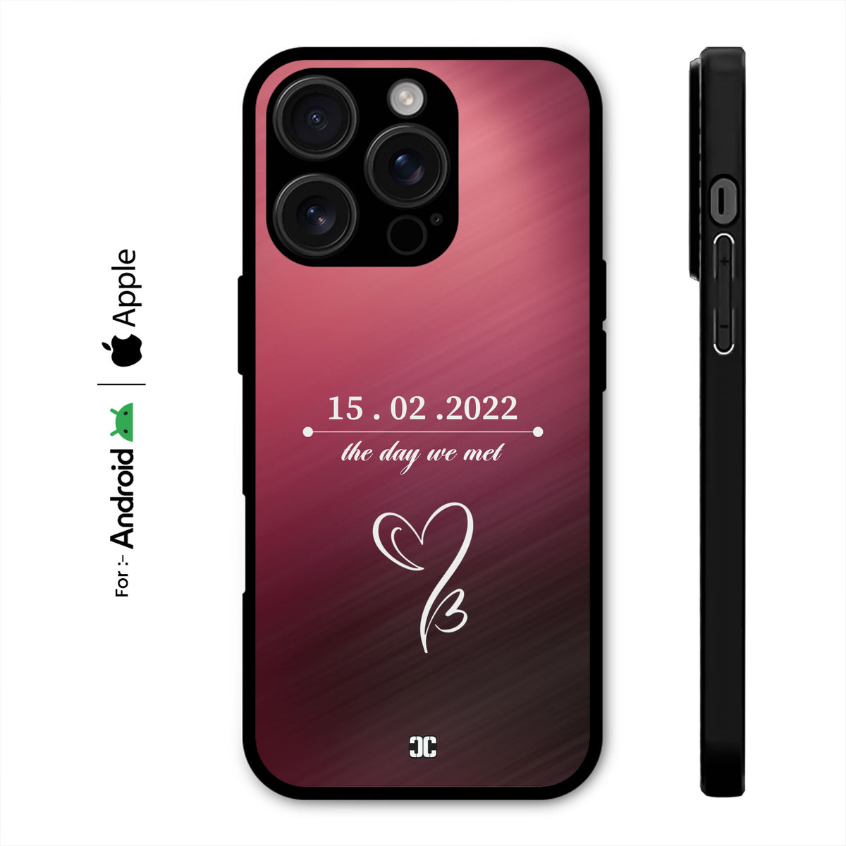 The Day We Met Case – Premium PrintShield Mobile Cover