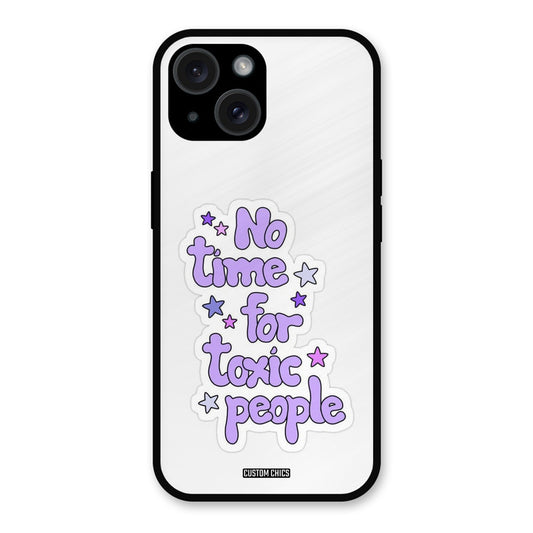 Toxic People iPhone 15 Plus Mobile Back Cover - Cute PrintShield Case