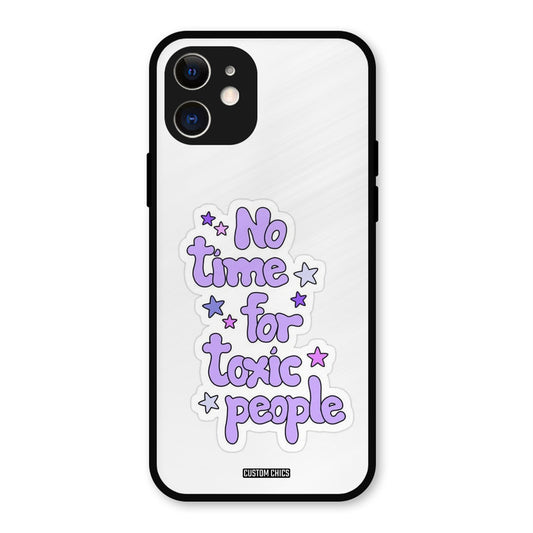 Toxic People iPhone 12 Mobile Back Cover - Cute PrintShield Case