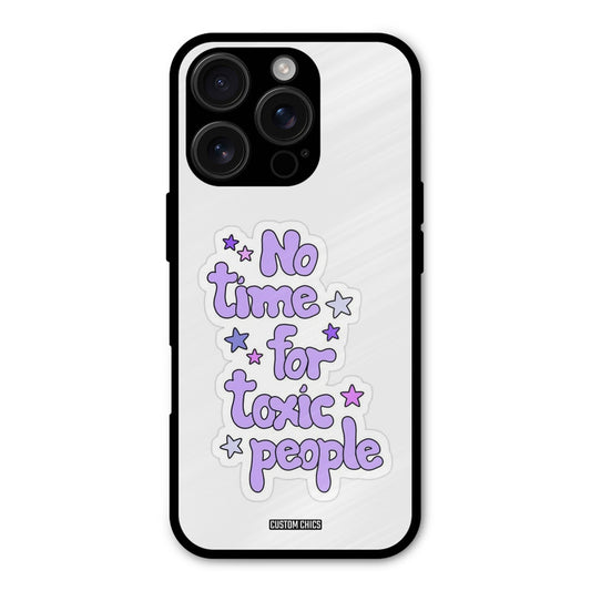 Toxic People iPhone 16 Pro Mobile Back Cover - Cute PrintShield Case