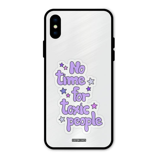 Toxic People iPhone X Mobile Back Cover - Cute PrintShield Case