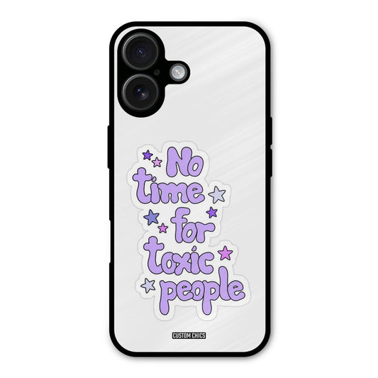 Toxic People iPhone 16 Plus Mobile Back Cover - Cute PrintShield Case
