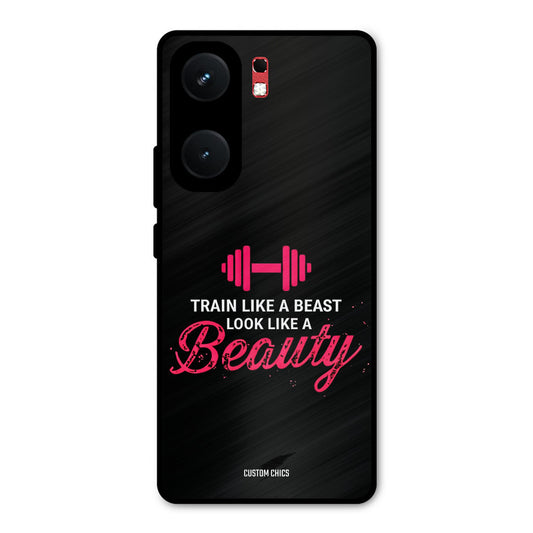 Train Like Beast iQOO Neo 9 Pro Mobile Back Cover - Typography PrintShield Case
