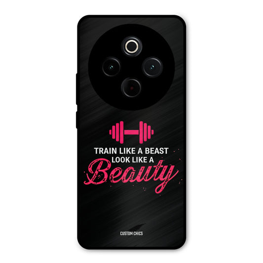 Train Like Beast iQoo Z10 Mobile Back Cover - Typography PrintShield Case