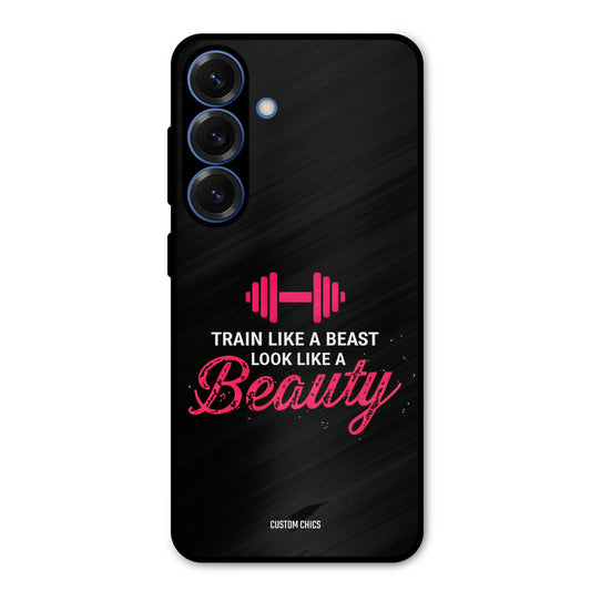 Train Like Beast Samsung Galaxy S25 Plus Mobile Back Cover - Typography PrintShield Case