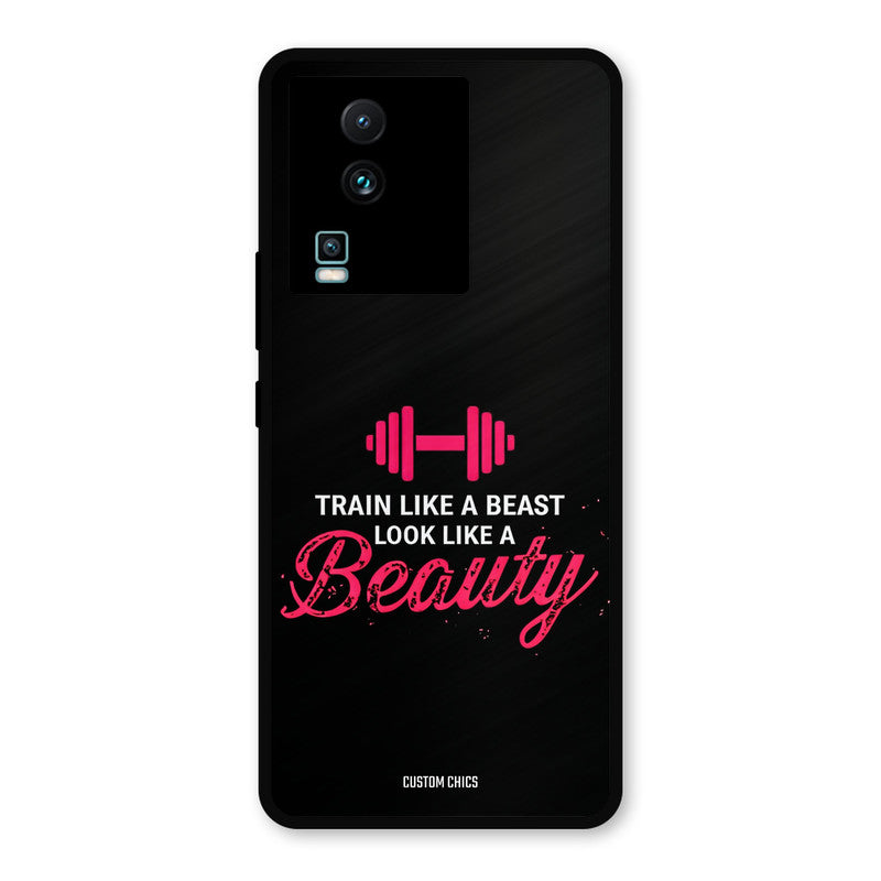 Train Like Beast IQOO Neo 7 Pro Mobile Back Cover - Typography PrintShield Case