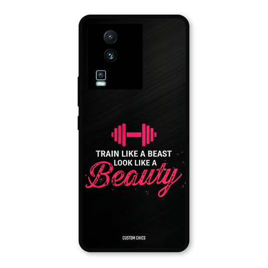 Train Like Beast IQOO Neo 7 Pro Mobile Back Cover - Typography PrintShield Case