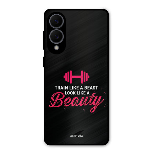 Train Like Beast Samsung Galaxy S25 Edge Mobile Back Cover - Typography PrintShield Case
