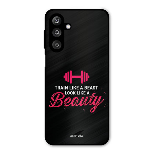 Train Like Beast Samsung Galaxy M36 Mobile Back Cover - Typography PrintShield Case