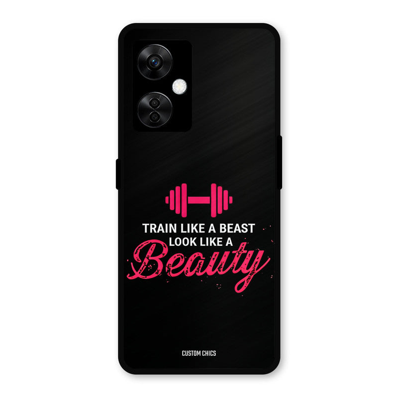 Train Like Beast OnePlus Nord CE 3 Lite Mobile Back Cover - Typography PrintShield Case