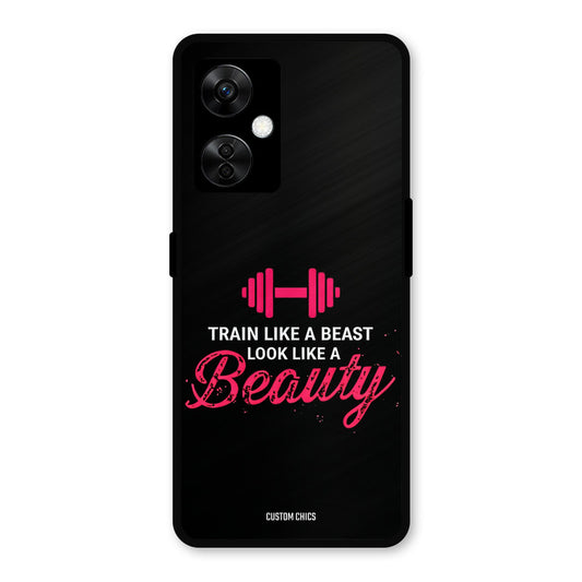 Train Like Beast OnePlus Nord CE 3 Lite Mobile Back Cover - Typography PrintShield Case
