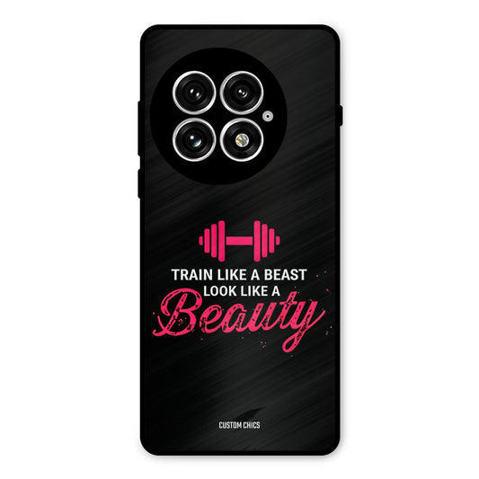 Train Like Beast Oneplus 13 Mobile Back Cover - Typography PrintShield Case