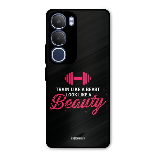 Train Like Beast Vivo Y29 Mobile Back Cover - Typography PrintShield Case