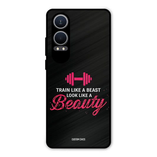 Train Like Beast Oneplus Nord CE4 Lite Mobile Back Cover - Typography PrintShield Case