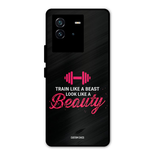 Train Like Beast iQOO Neo 6 5G Mobile Back Cover - Typography PrintShield Case