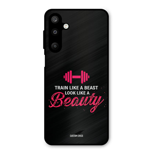 Train Like Beast Samsung Galaxy M16 Mobile Back Cover - Typography PrintShield Case