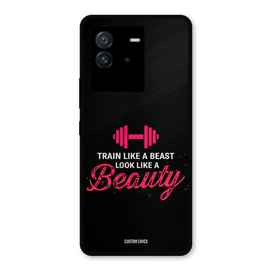 Train Like Beast iQoo Neo 6 Mobile Back Cover - Typography PrintShield Case