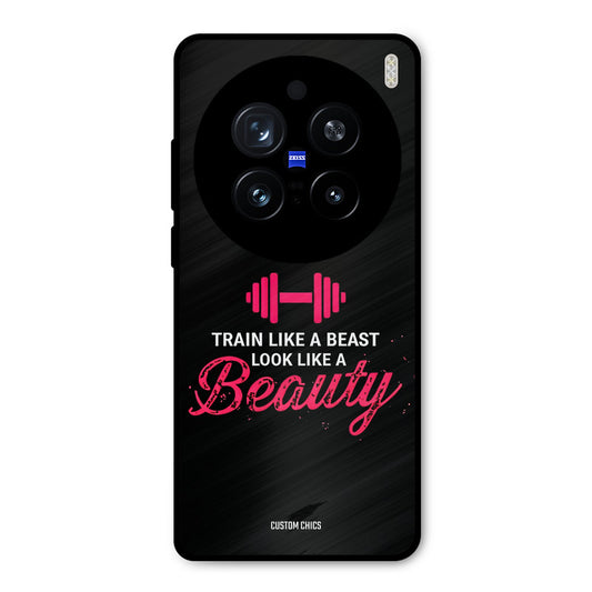 Train Like Beast Vivo X200 Pro Mobile Back Cover - Typography PrintShield Case