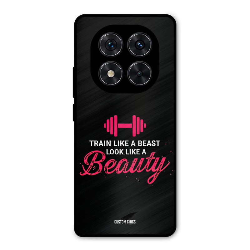 Train Like Beast Redmi Note 14 Pro Mobile Back Cover - Typography PrintShield Case