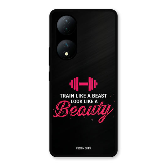 Train Like Beast Vivo Y100 Mobile Back Cover - Typography PrintShield Case