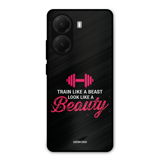 Train Like Beast Poco X7 Pro Mobile Back Cover - Typography PrintShield Case