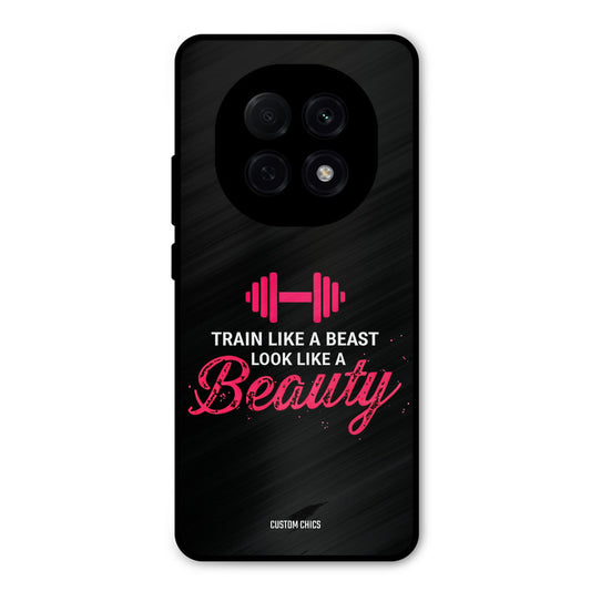 Train Like Beast Oppo F29 Pro Mobile Back Cover - Typography PrintShield Case