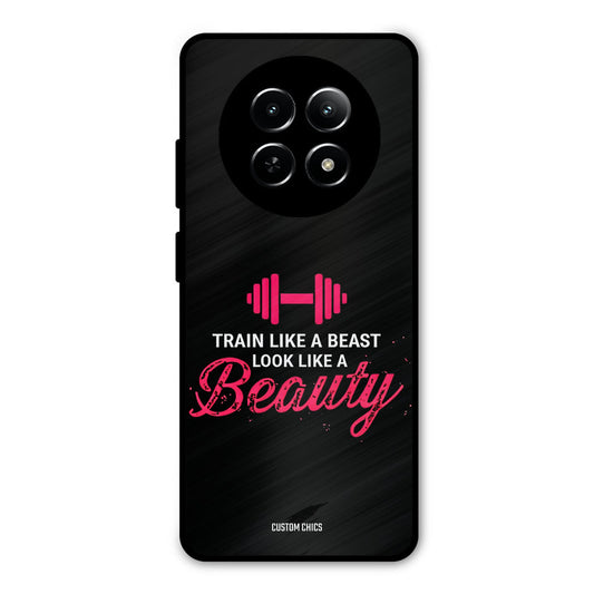 Train Like Beast Realme Narzo N65 Mobile Back Cover - Typography PrintShield Case