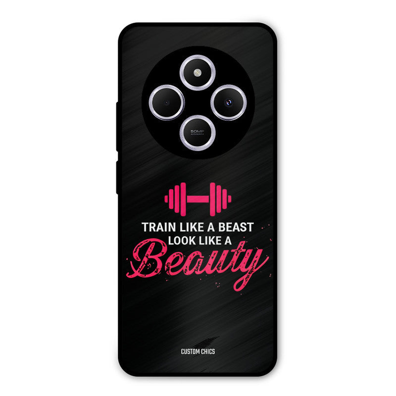 Train Like Beast Poco M7 Mobile Back Cover - Typography PrintShield Case