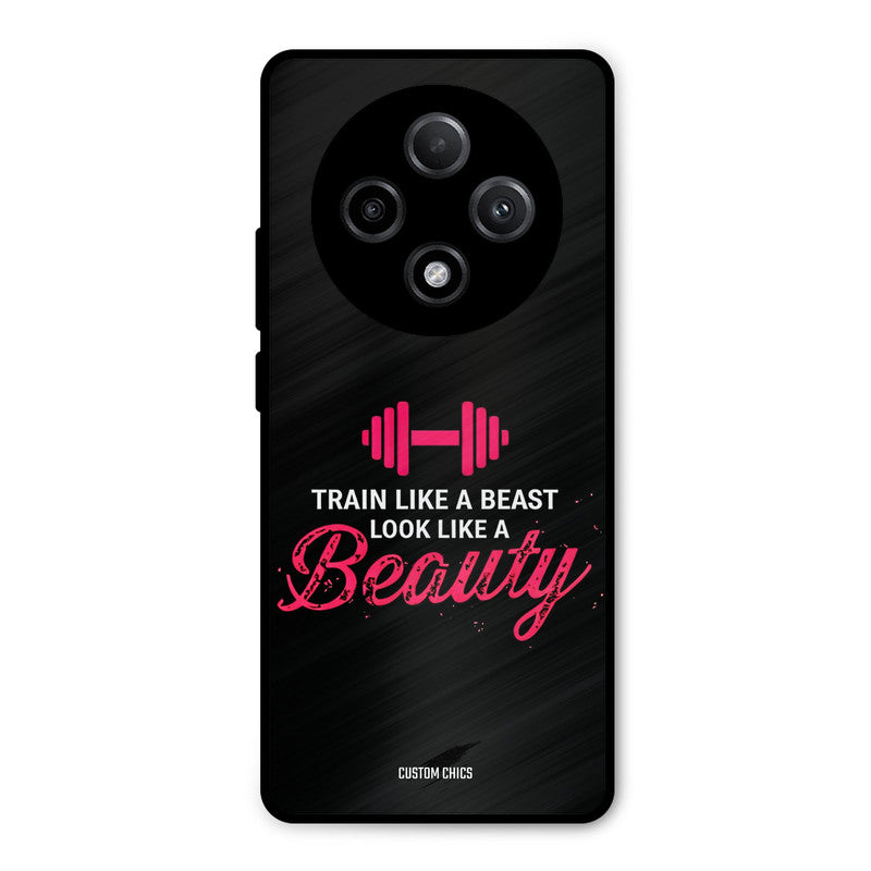 Train Like Beast Oppo F27 Pro Plus 5G Mobile Back Cover - Typography PrintShield Case