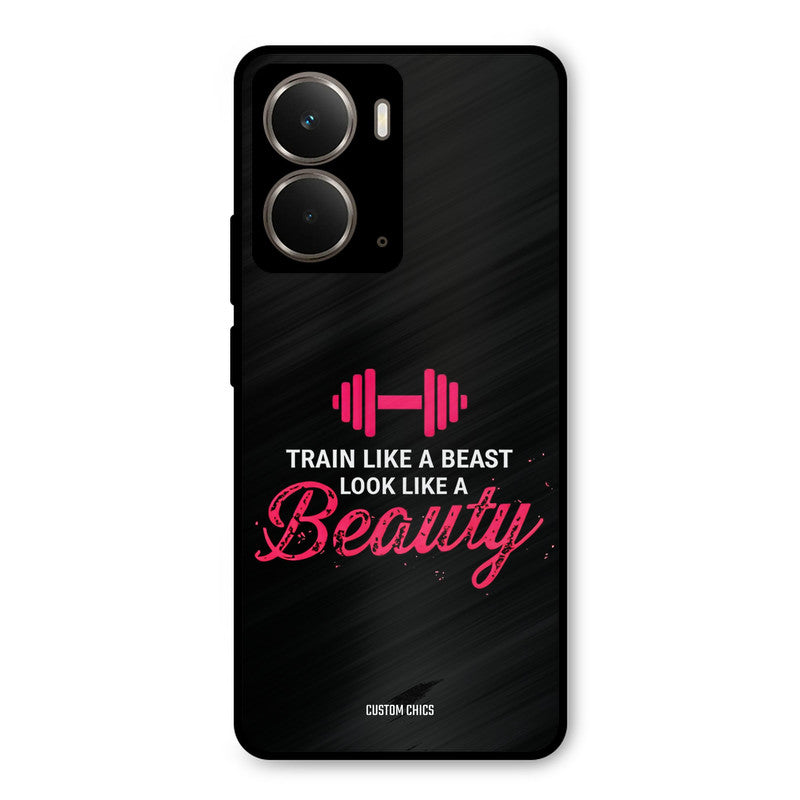 Train Like Beast Realme P3 Mobile Back Cover - Typography PrintShield Case