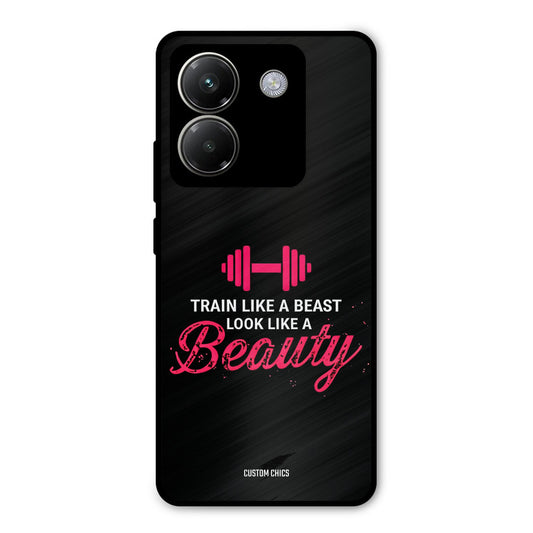 Train Like Beast Poco M7 Pro Mobile Back Cover - Typography PrintShield Case