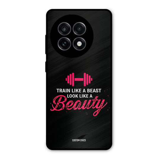 Train Like Beast OnePlus 13R Mobile Back Cover - Typography PrintShield Case