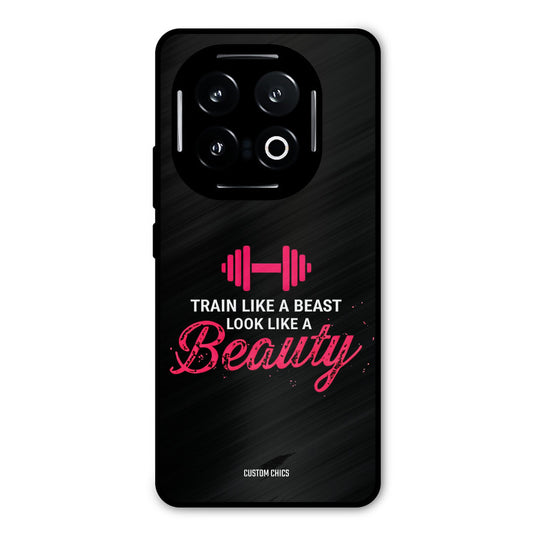 Train Like Beast iQOO 13 Mobile Back Cover - Typography PrintShield Case
