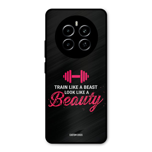 Train Like Beast Realme P1 5G Mobile Back Cover - Typography PrintShield Case