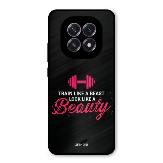 Train Like Beast Oppo F29 Mobile Back Cover - Typography PrintShield Case