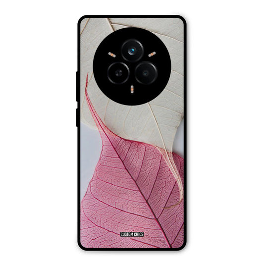 Transparent Leaf Realme 14 Pro Mobile Back Cover - Aesthetic PrintShield Case