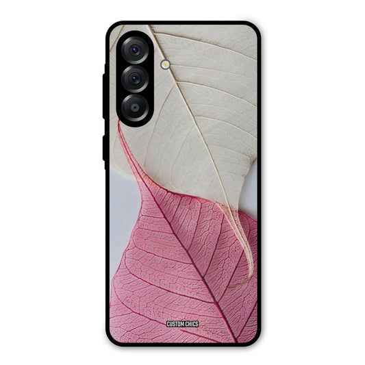 Transparent Leaf Samsung Galaxy A56 5G Mobile Back Cover - Aesthetic PrintShield Case