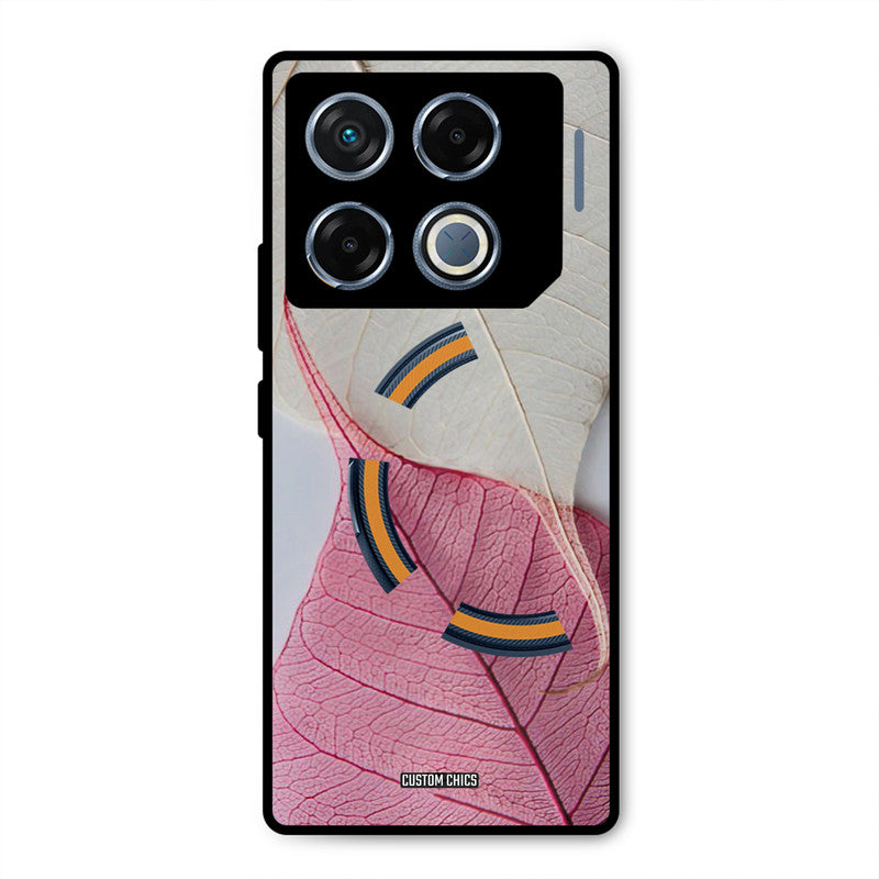 Transparent Leaf Infinix GT 20 Pro Mobile Back Cover - Aesthetic PrintShield Case