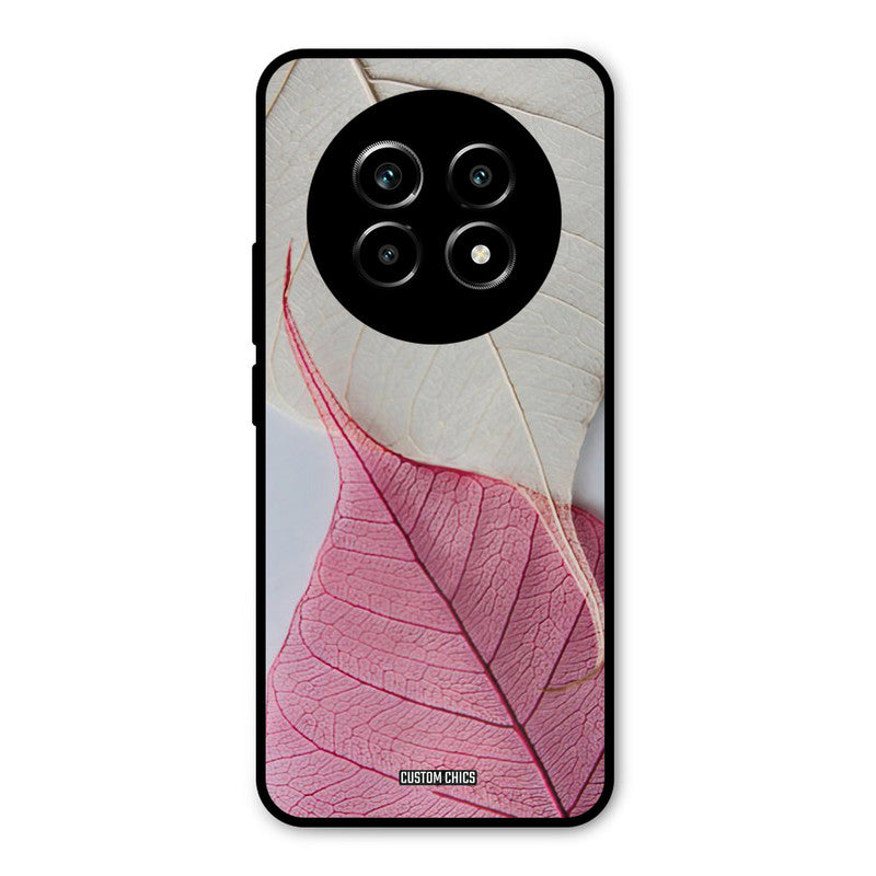 Transparent Leaf Realme 13 Pro Mobile Back Cover - Aesthetic PrintShield Case