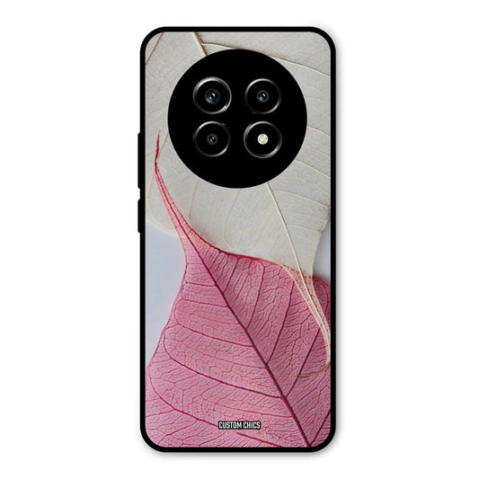 Transparent Leaf Realme 13 Pro Mobile Back Cover - Aesthetic PrintShield Case
