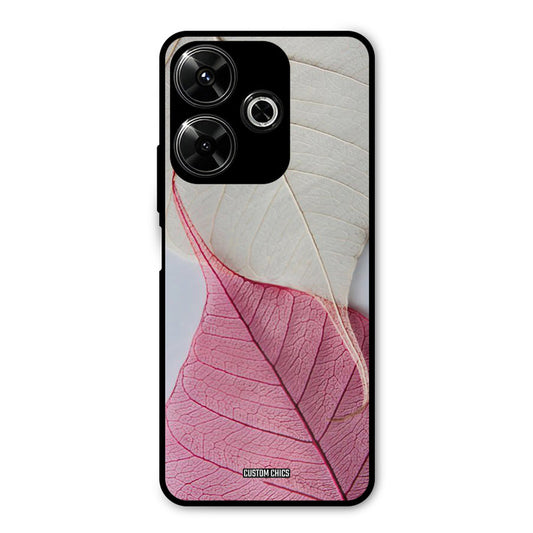 Transparent Leaf Redmi 13 5G Mobile Back Cover - Aesthetic PrintShield Case