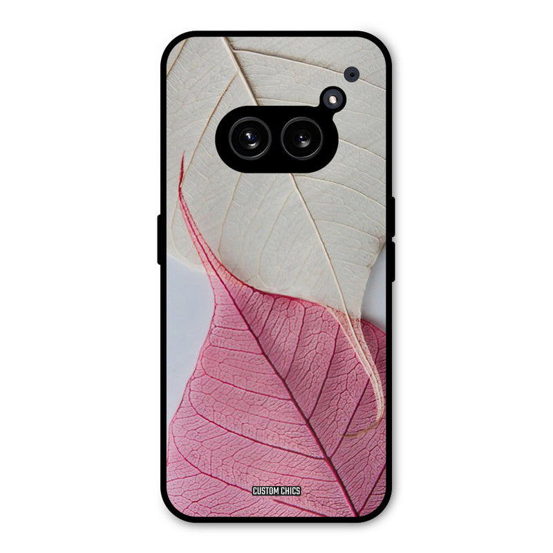 Transparent Leaf Nothing Phone 2a Mobile Back Cover - Aesthetic PrintShield Case