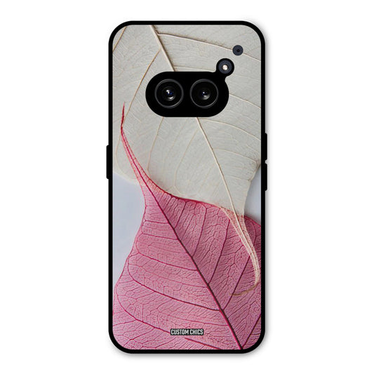 Transparent Leaf Nothing Phone 2a Mobile Back Cover - Aesthetic PrintShield Case